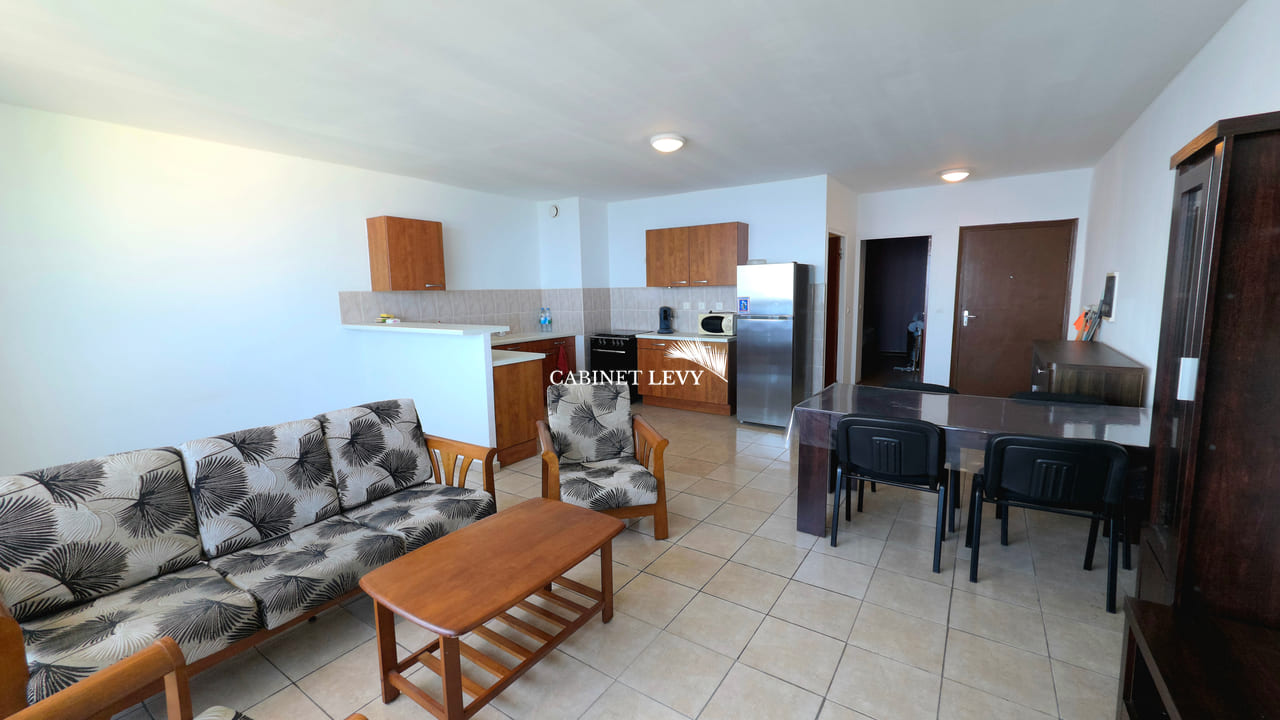 A louer appartement F2 Résidence Gardenia, Punavai nui à Punaauia (Vue Mer )