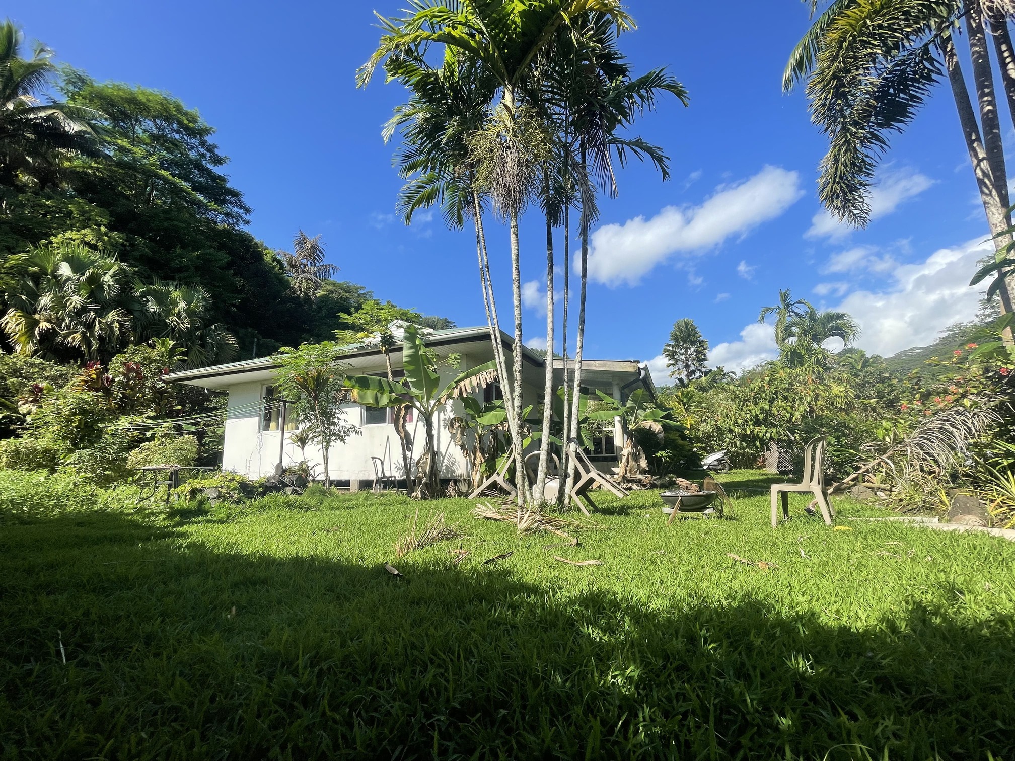 À LOUER FARE T3 MEUBLÉ -JARDIN CLOS - MAHINA