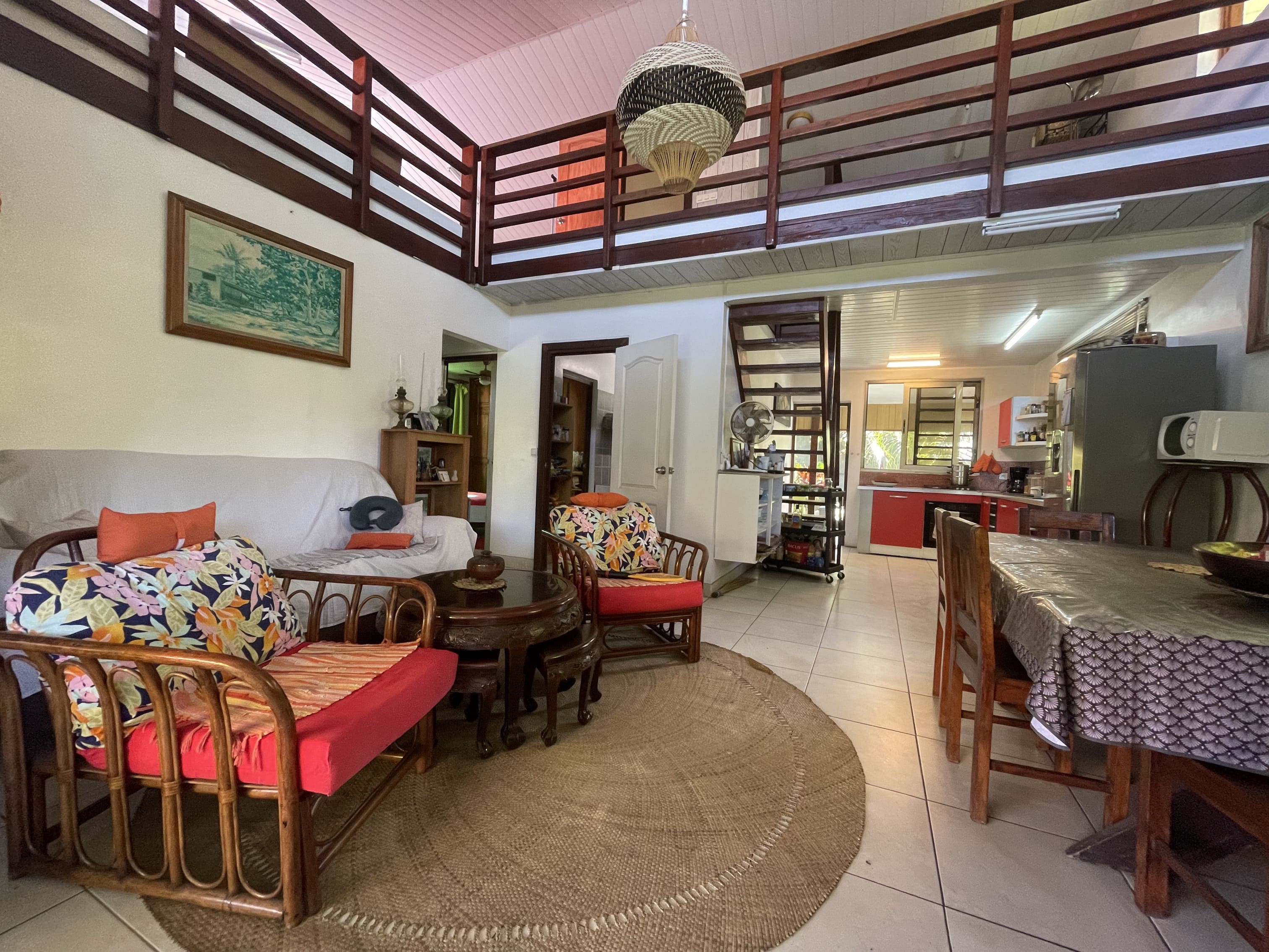 À VENDRE - À MAHINA (CÔTÉ MER) - 2 MAISONS T3 MEUBLÉE