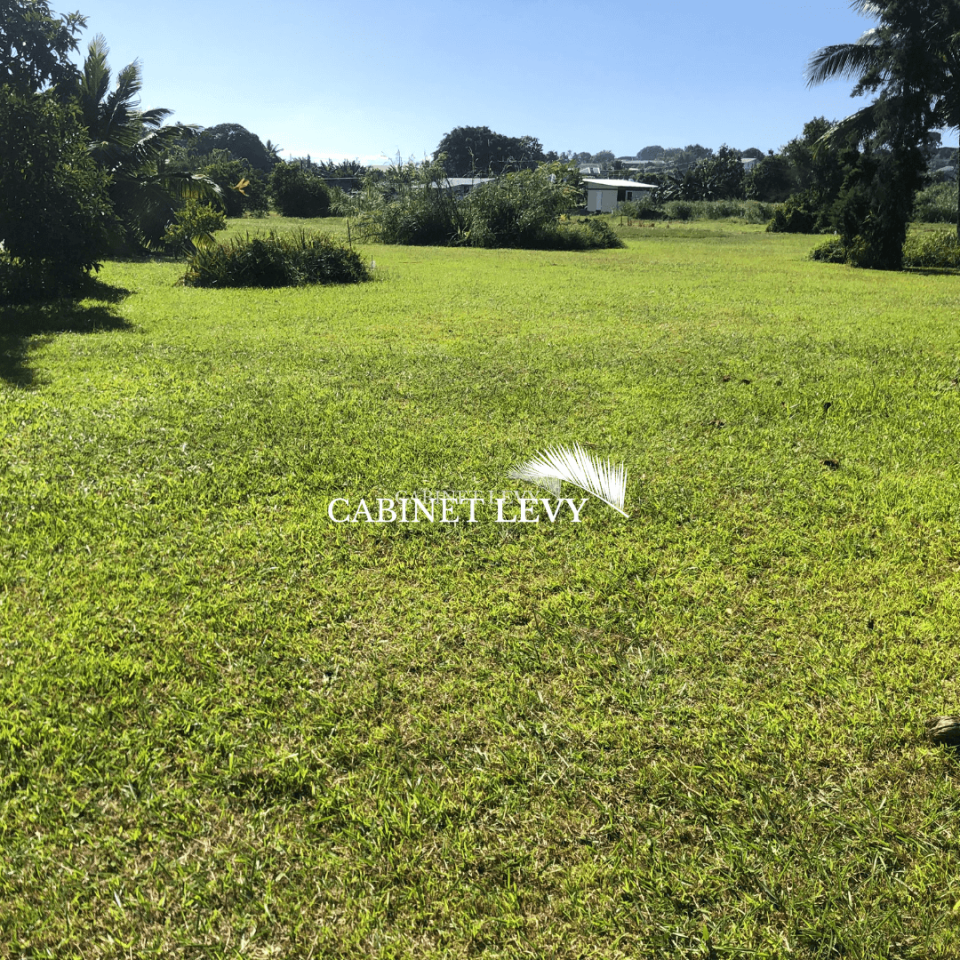 A vendre terrain plat 842 M2 Taravao-centre