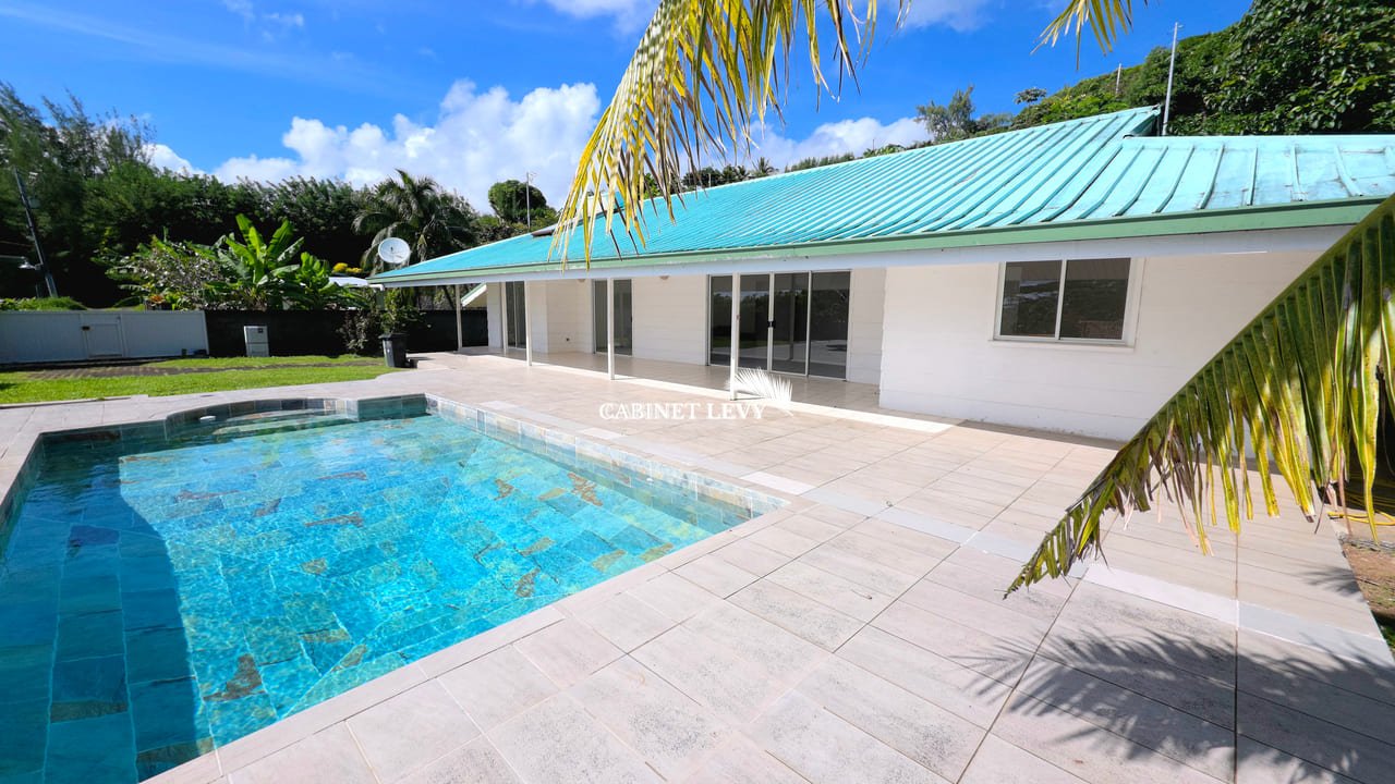 maison F4 à Mahina - Lycéé - Collège - Piscine Tahiti à louer