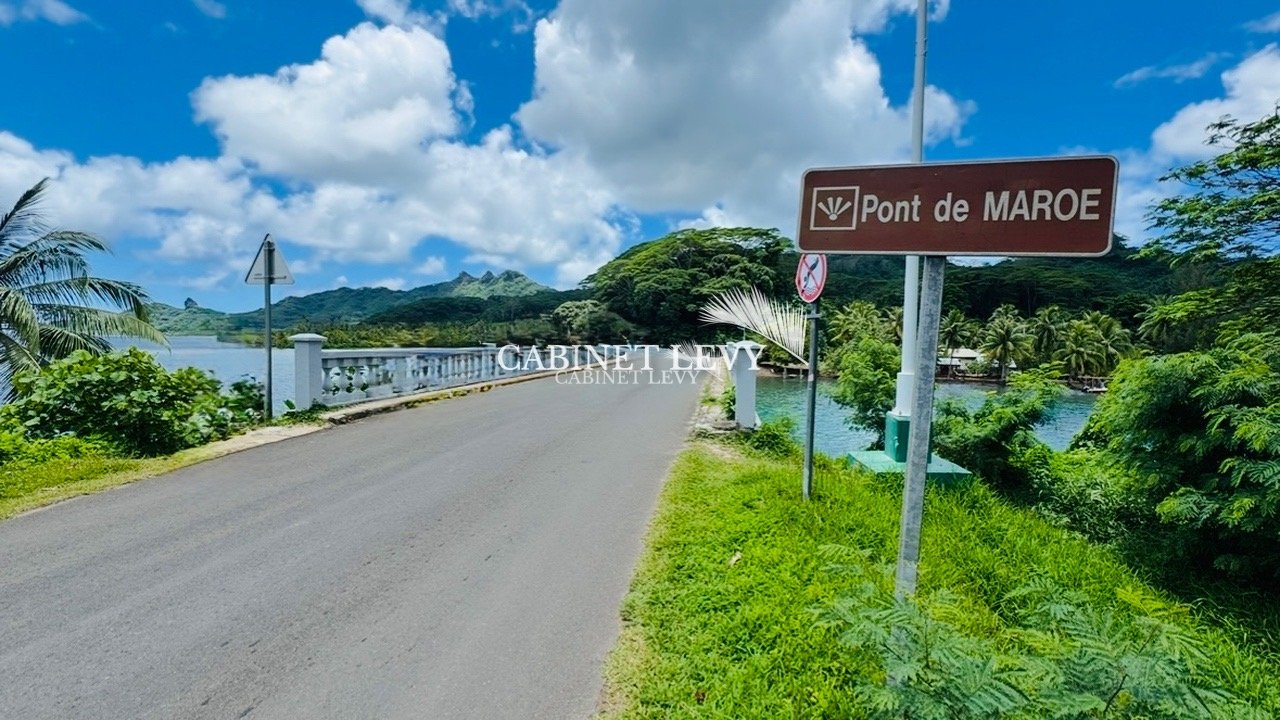 A vendre terrain 3500m2 Huahine