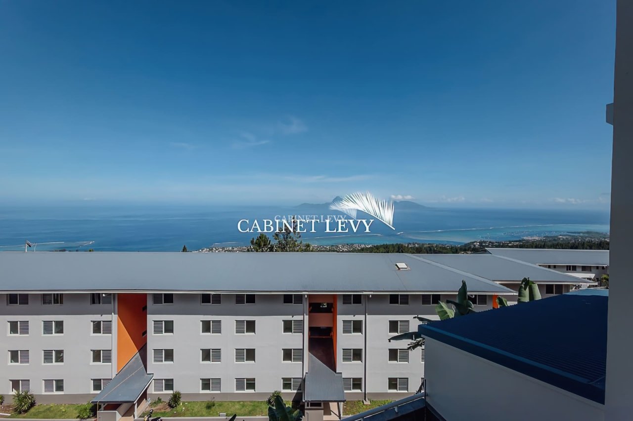 Location appartement F2 punavai nui hauteur Punaauia - vue mer