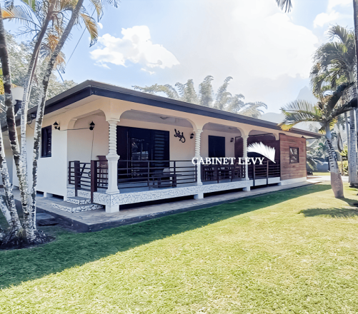 A louer, maison F5 « meublée » à Haapiti, Vaianae à Moorea