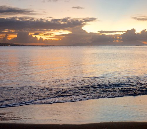 A louer maison F3 mitoyenne dans une propriété au Bord de mer à Mahina