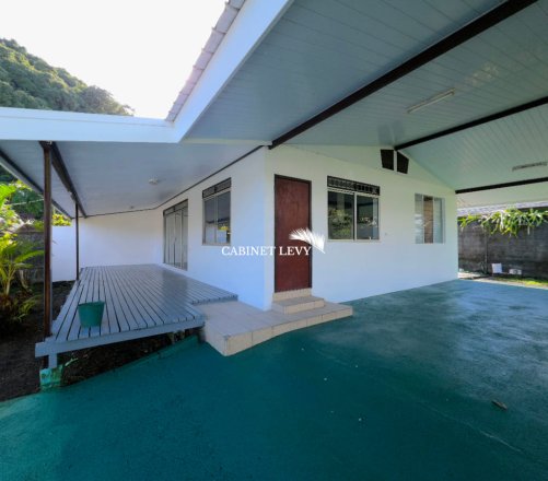 A louer maison mitoyenne F3 (meublée/équipée) début Papara