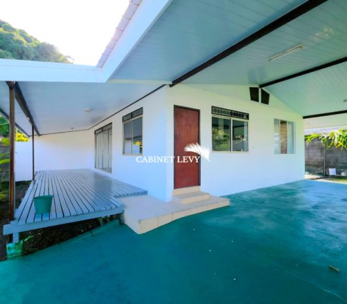 A louer maison mitoyenne F3 (meublée/équipée) début Papara