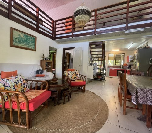 À VENDRE - À MAHINA (CÔTÉ MER) - 2 MAISONS T3 MEUBLÉE